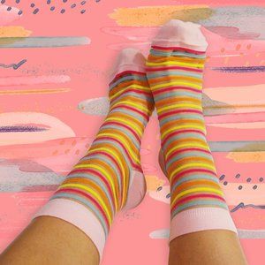 Lace Pink Women's Sock